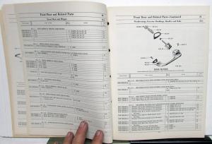 1957 Mercury Dealer Preliminary Body Parts Catalog Book Montclair Monterey Orig