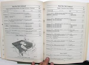 1957 Mercury Dealer Preliminary Body Parts Catalog Book Montclair Monterey Orig
