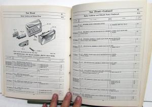 1957 Mercury Dealer Preliminary Body Parts Catalog Book Montclair Monterey Orig