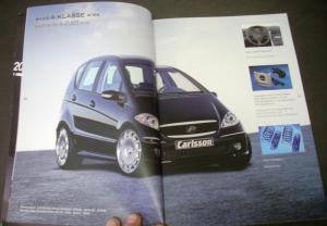 2005 2006 Carlsson Programm Sales Brochure Mercedes Custom Cars German English