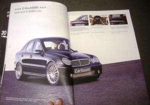 2005 2006 Carlsson Programm Sales Brochure Mercedes Custom Cars German English