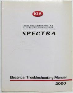 2000 Kia Spectra Electrical Troubleshooting Manual