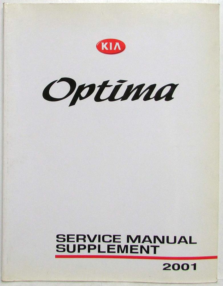 2001 Kia Optima Service Manual Supplement