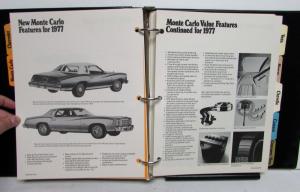 1977 Chevrolet Car Value Guide Camaro Chevelle Concours Corvette Chevette