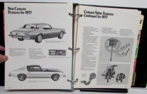 1977 Chevrolet Car Value Guide Camaro Chevelle Concours Corvette Chevette