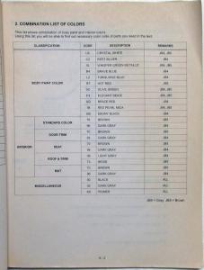 2001 Kia Sportage Parts Book Catalog - Final May - Model Year 1995-1997