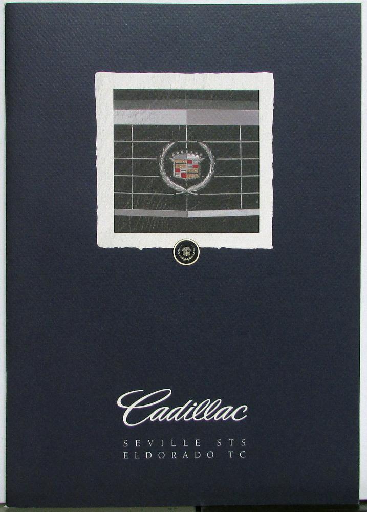 1994 Cadillac Seville STS Eldorado TC FRENCH Market Text Sales Brochure