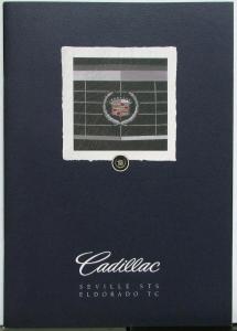 1994 Cadillac Seville STS Eldorado TC FRENCH Market Text Sales Brochure