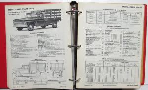 1963 Chevrolet Truck Dealer Data Book Sales Reference Album Pickup Panel HD