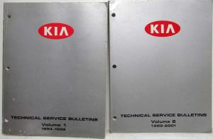 1994-2001 Kia Technical Service Bulletins - 2 Volume Set