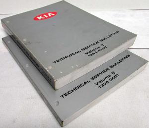 1994-2001 Kia Technical Service Bulletins - 2 Volume Set