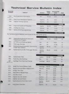 1994-2001 Kia Technical Service Bulletins - 2 Volume Set