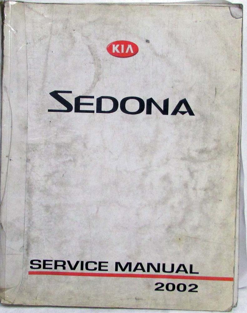 2002 Kia Sedona Service Shop Repair Manual