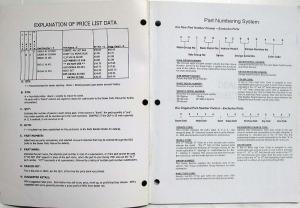 2004 Kia Parts Book Pricing and Information Guide - July 1