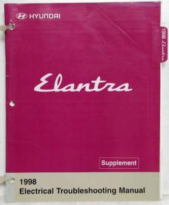 1998 Hyundai Elantra Electrical Troubleshooting Manual Supplement