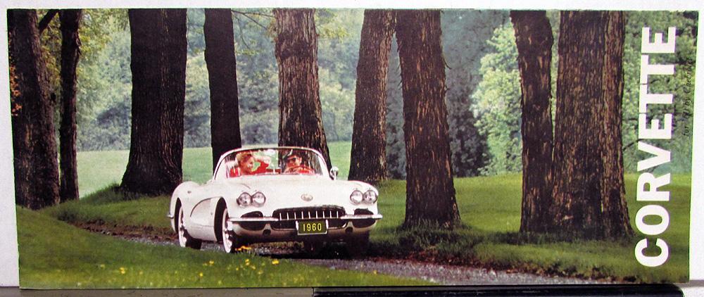 1960 Chevrolet ORIGINAL Corvette Sales Brochure Folder