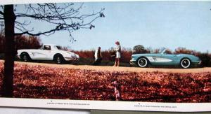 1960 Chevrolet ORIGINAL Corvette Sales Brochure Folder
