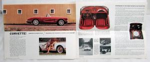 1960 Chevrolet ORIGINAL Corvette Sales Brochure Folder