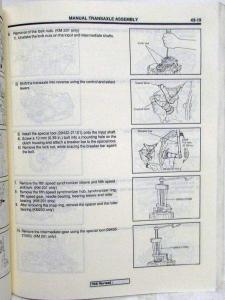 1994 Hyundai Excel Service Shop Repair Manual - 2 Volume Set
