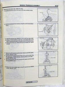 1994 Hyundai Excel Service Shop Repair Manual - 2 Volume Set