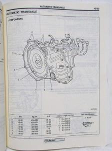 1994 Hyundai Elantra Service Shop Repair Manual - 2 Volume Set