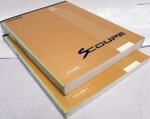 1994 Hyundai Scoupe Service Shop Repair Manual - 2 Volume Set