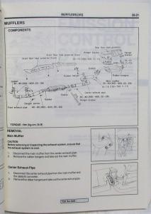 1994 Hyundai Sonata Service Shop Repair Manual - 2 Volume Set