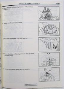 1995 Hyundai Accent Service Shop Repair Manual - 2 Volume Set
