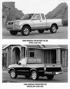 1999 Nissan Frontier V6 SE King Cab 4x4 and XE Regular Cab 4x2 Press Photo 0074