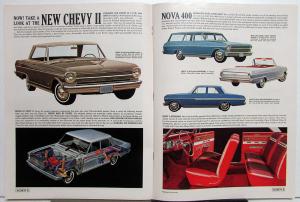 1962 Chevrolet Large Brochure Impala Belair Biscayne Chevy II Nova Corvair Wagon