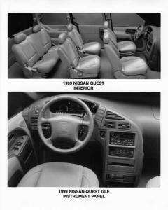 1999 Nissan Quest Interior and Instrument Panel Press Photo 0079