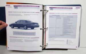 1998 Ford Car Source Book Mustang Escort Contour Taurus Crown Victoria