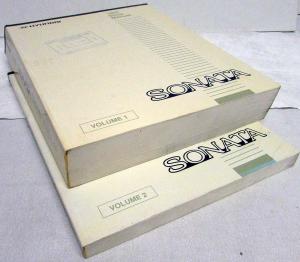 1995 Hyundai Sonata Service Shop Repair Manual - 2 Volume Set