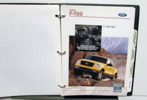 2004 Ford F-150 Color & Upholstery Reference Album Paint Chips Ordering Codes