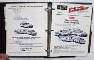 1986 Ford Product Reference Book Car Truck Thunderbird Mustang F-Series Ranger