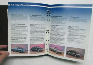 1986 Ford Product Reference Book Car Truck Thunderbird Mustang F-Series Ranger