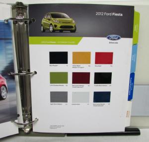 2012 Ford Car CUV Color & Trim Manual Fiesta Mustang Shelby GT500 Flex