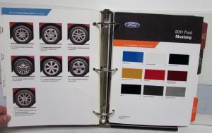 2011 Ford Car CUV Color & Trim Manual Fiesta Mustang Shelby GT500 Flex