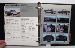 1985 Ford Product Reference Book Escort GT Mustang SVO F-Series T-Bird Bronco