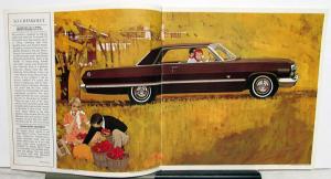 1963 Chevrolet Impala Belair Biscayne Station Wagons Sales Brochure Original