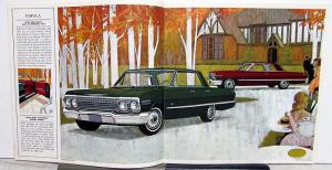 1963 Chevrolet Impala Belair Biscayne Station Wagons Sales Brochure Original