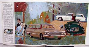 1963 Chevrolet Impala Belair Biscayne Station Wagons Sales Brochure Original