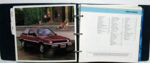 1979 Plymouth Data Book & Car Selector Champ Arrow Horizon Valare Voyager