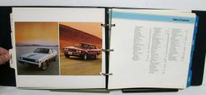 1979 Plymouth Data Book & Car Selector Champ Arrow Horizon Valare Voyager