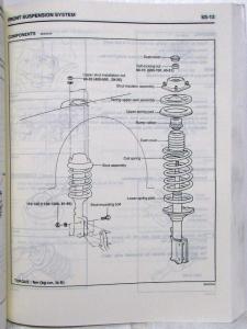 1998 Hyundai Elantra Service Shop Repair Manual - 2 Volume Set