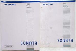 1998 Hyundai Sonata Service Shop Repair Manual - 2 Volume Set