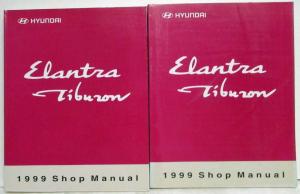 1999 Hyundai Elantra/Tiburon Service Shop Repair Manual - 2 Volume Set