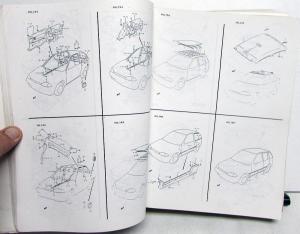 1989 to 1994 Suzuki Swift Dealer Parts Book Catalog Original Dated Jan 1995