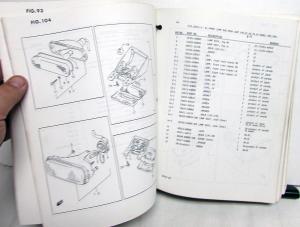 1989 to 1994 Suzuki Swift Dealer Parts Book Catalog Original Dated Jan 1995