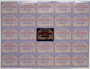1997 Chevrolet SEMA Press Kit - Tahoe SS Z24 Technic Camaro SS S-10 CERV-I